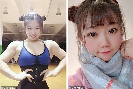 Hot girl Trung Quốc mặt xinh như búp bê, thân hình cuồn cuộn cơ bắp - 2